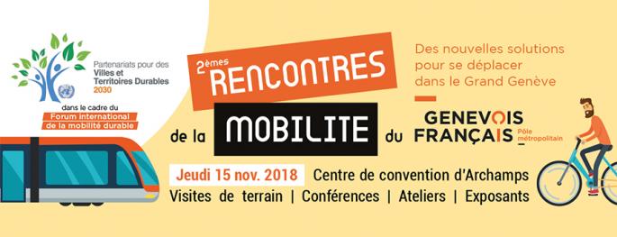 Deuxièmes Rencontres de la mobilité du Genevois français Deuxièmes Rencontres de la mobilité du Genevois français