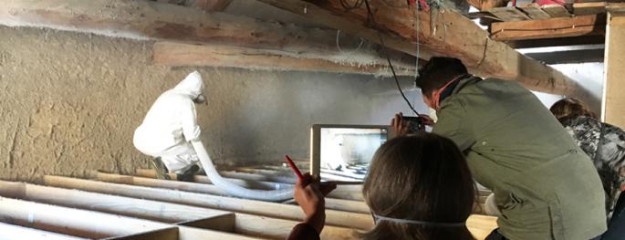 REGENERO : visite du premier chantier de rénovation, accompagnée par un conseiller énergie. REGENERO : visite du premier chantier de rénovation, accompagnée par un conseiller énergie.