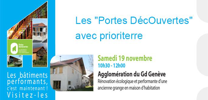 Les "Portes DécOuvertes" avec prioriterre Les "Portes DécOuvertes" avec prioriterre