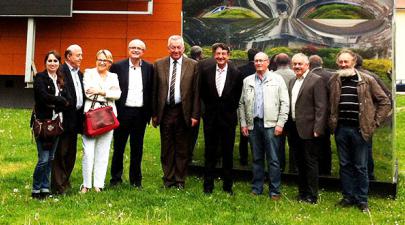 Inauguration de la borne miroir de Bonneville dans le cadre de l’événement « Frontières et urbanité » organisé par HES-SO. Inauguration de la borne miroir de Bonneville dans le cadre de l’événement « Frontières et urbanité » organisé par HES-SO.